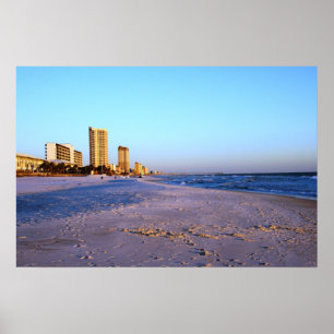 Póster Playa de la Ciudad de Panamá