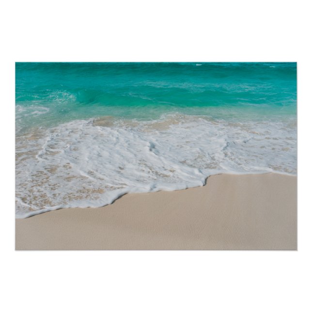 Póster Playa de las Bahamas (Anverso)