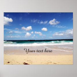 Póster Playa de las Bahamas