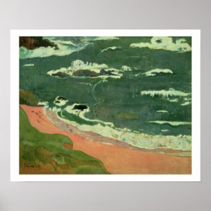 Póster Playa de Le Pouldu, 1889