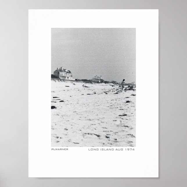 Póster Playa de Long Island - 1974 (Frente)
