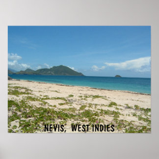 Póster Playa de Lover, Poster de Nevis