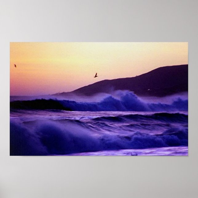 Póster Playa de Malibu (Frente)