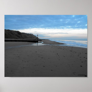 Póster Playa de Mundesley, Norfolk, por Alexandra Cook