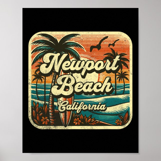 Póster Playa de Newport _7  (Frente)