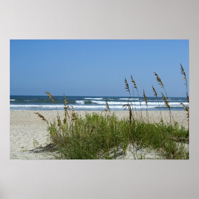 Póster Playa de Ocracoke (Frente)