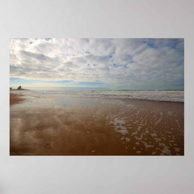 Póster Playa de Ostend Bélgica (Frente)