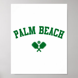 Póster playa de palma pickleball verde