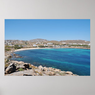Póster Playa de Paranga - Mykonos - Poster