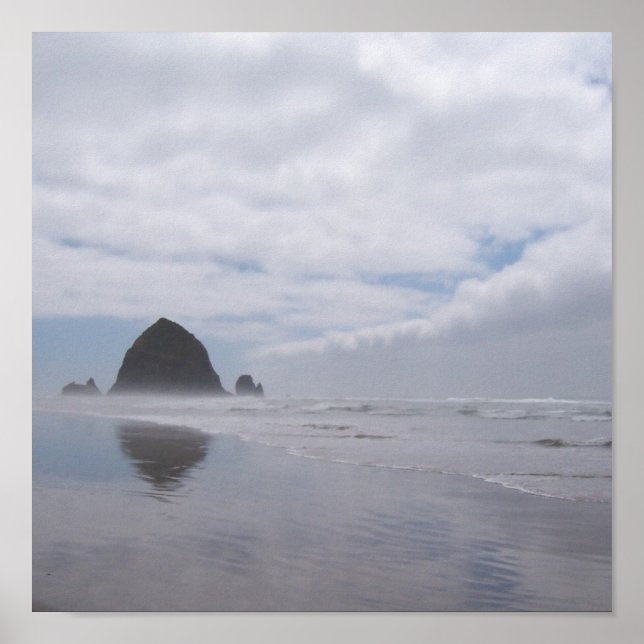 Póster Playa de peña Haystack (Frente)