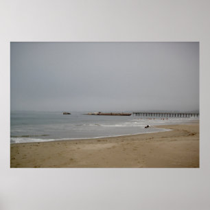 Póster Playa de Río Del Mar