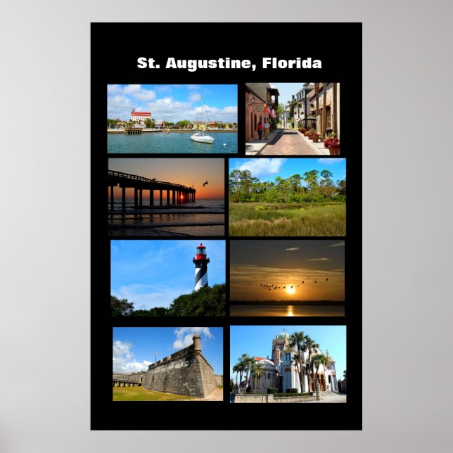 Póster Playa de San Agustín, Florida (Frente)