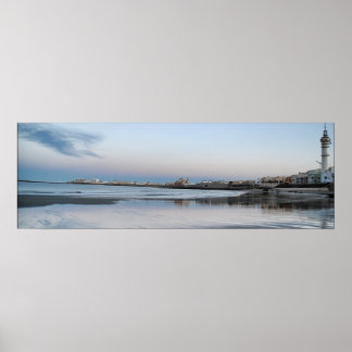 Póster Playa de Santa María del Mar, Cádiz