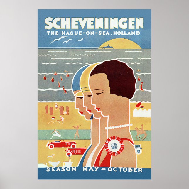 Póster Playa de Scheveningen (Frente)