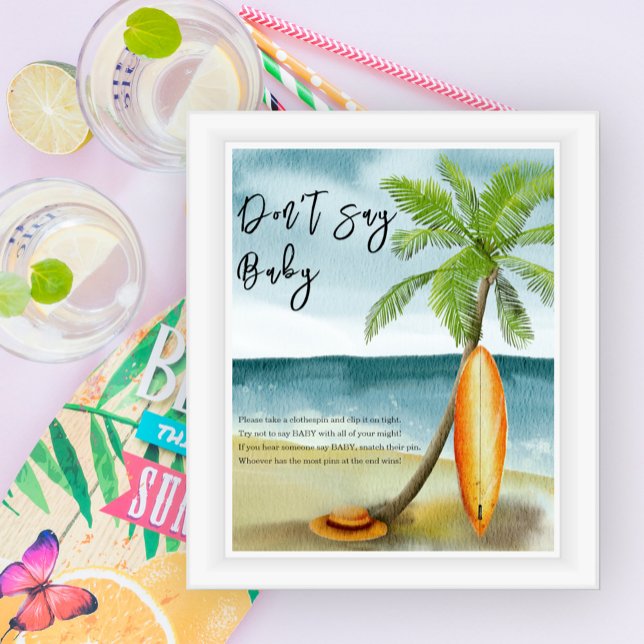 Póster Playa de surf - No digas bebé (Subido por el creador)