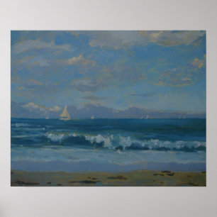 Póster Playa de Thurlestone