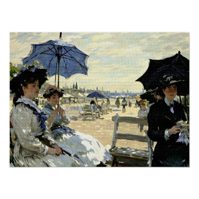 Póster Playa de Trouville (Anverso)