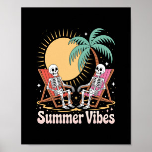 Póster Playa de vacaciones de verano de Summerween Vibes
