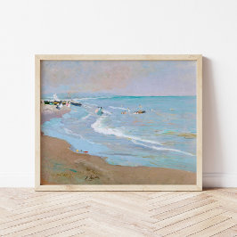 Póster Playa de Valencia | Joaquín Sorolla