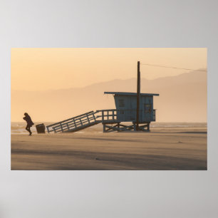 Póster playa de Venecia, poster de California