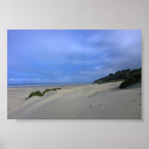 Póster Playa de Yaquina Bay, Newport, OR