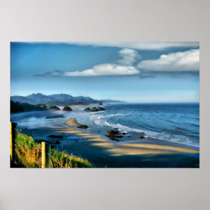 Póster Playa del cañón