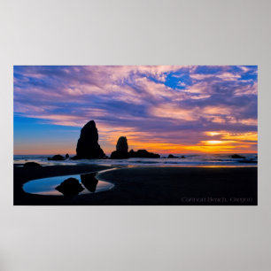 Póster playa del cañón