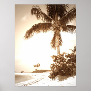 Póster Playa del maratón