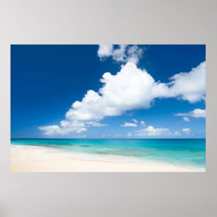 Póster Playa del Océano