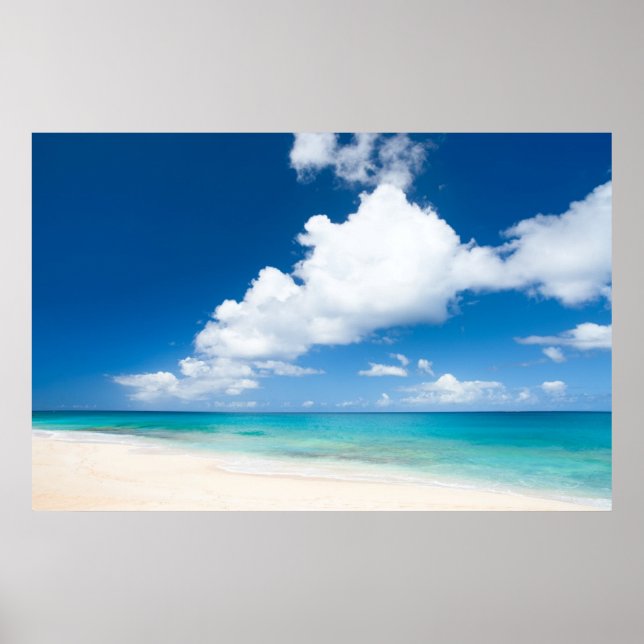 Póster Playa del Océano (Frente)