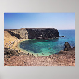 Póster Playa del Papagayo, South-Coast of Lanzarote