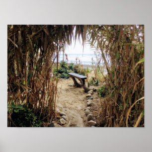 Póster Playa del Viejo Hombre- Playa Estatal de San Onofr