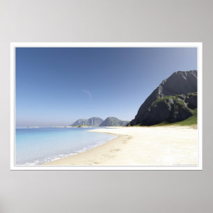 Póster playa del wailua