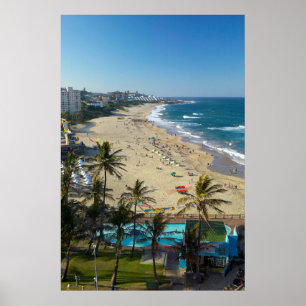 Póster Playa En Margate, Costa Sur, Kwazulu-Natal