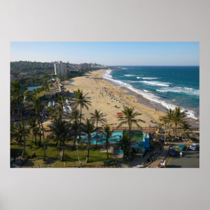 Póster Playa En Margate, Costa Sur, Kwazulu-Natal 2