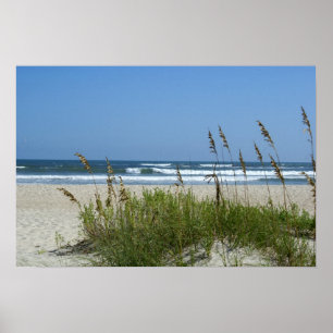 Póster Playa en Ocracoke
