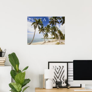 Póster Playa en Punta Cana   República Dominicana