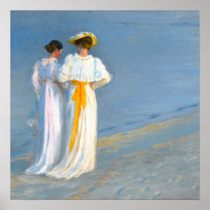 Póster Playa en Skagen