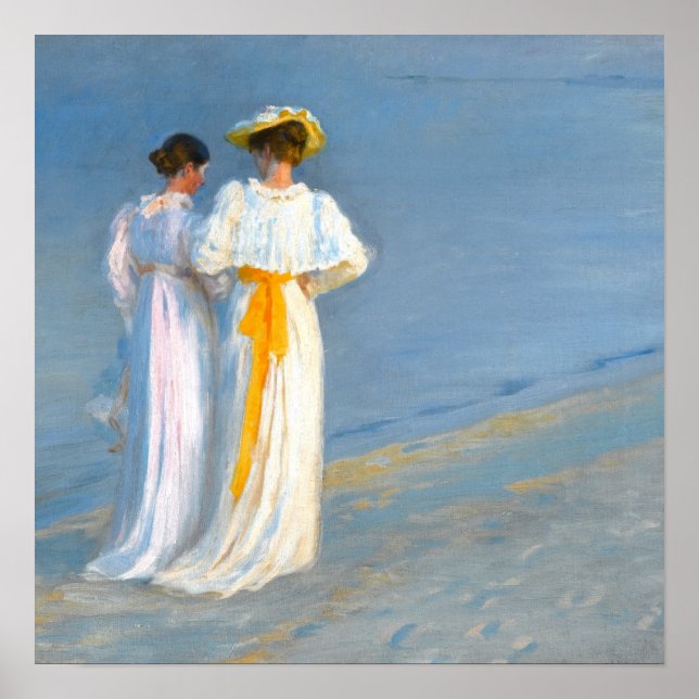 Póster Playa en Skagen (Frente)