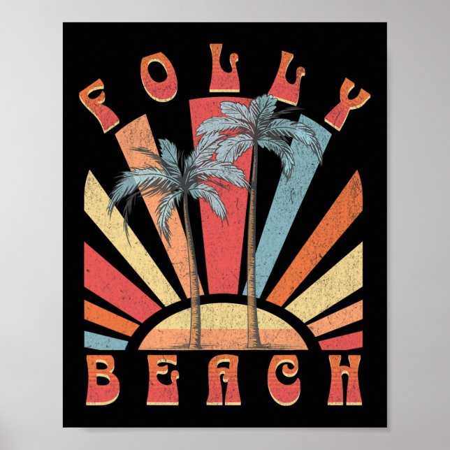 Póster Playa Folly (Frente)