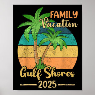 Póster Playa Gulf Shores Alabama Vacaciones Familiares 20