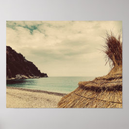 Póster Playa junto al mar