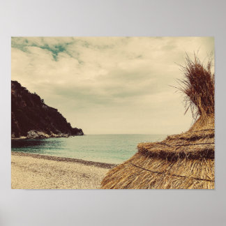 Póster Playa junto al mar