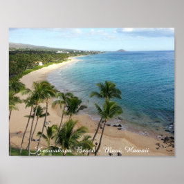 Póster Playa Keawakapu - Maui, Hawaii | Poster (Matte)