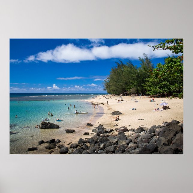 Póster Playa Ke'e, Kaua'i (Frente)