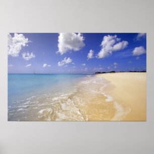 Póster Playa Low Bay, Barbuda, Antigua