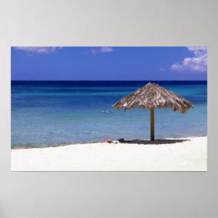 Póster Playa Malmok, Aruba, Antillas Neerlandesas