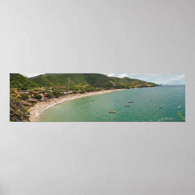 Póster Playa Manzanillo, Margarita (Venezuela) (Frente)