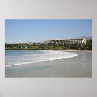 Póster Playa Mauna Kea