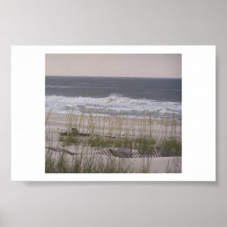 Póster Playa naranja II